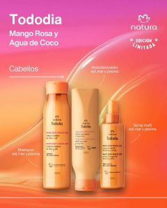 Mango rosa y Agua de Coco