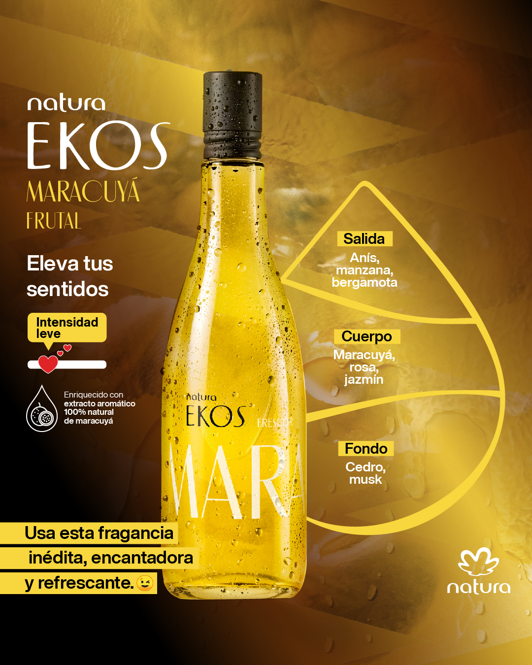 Ekos Frescor Maracuja Eau de Toilette 150ml - Imagen 2